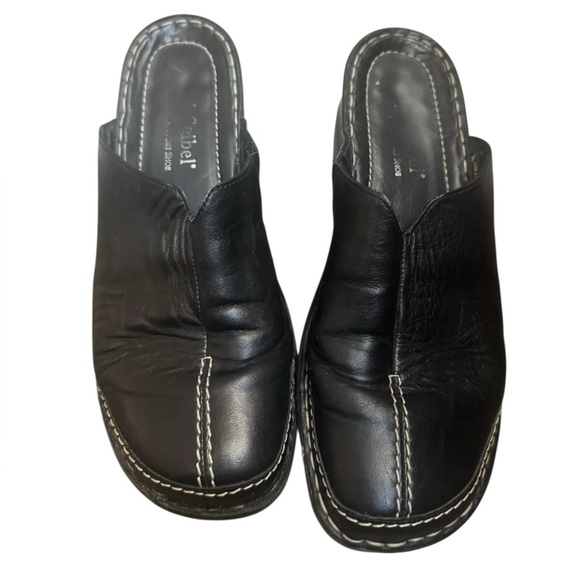 JOSEF SEIBEL Leather Slip On Clogs Mules
Comfort Shoes Women’s BLK SZ 41 US 9.5 - Picture 5 of 14